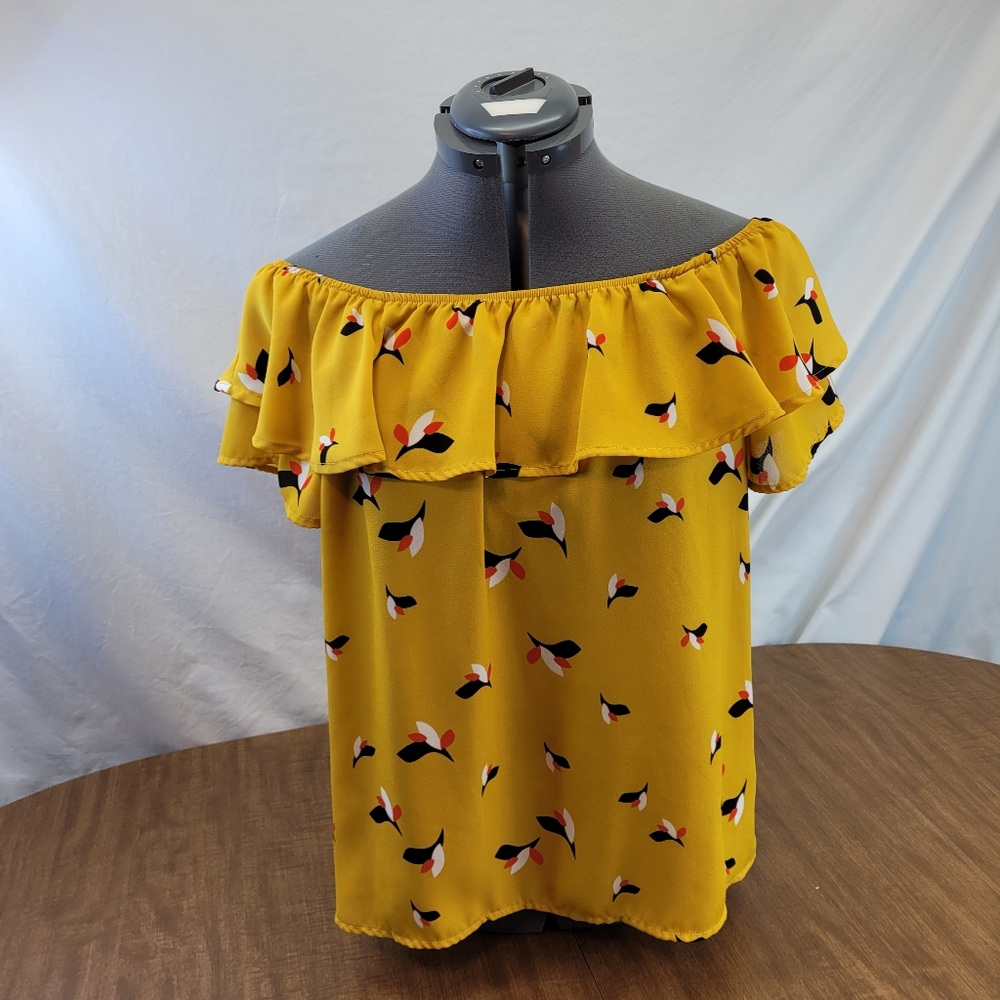 Target xhiliration brand off the shoulder top
